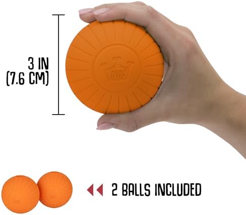 Chew King by Mammoth Bacon Flavored Dog Balls, Supreme 3" 2-Pk