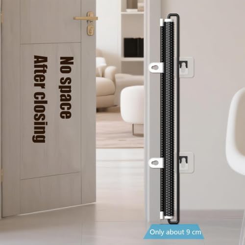 Retractable Pet Safety Gate Barrier, Adjustable Pet Security Gate for Stair