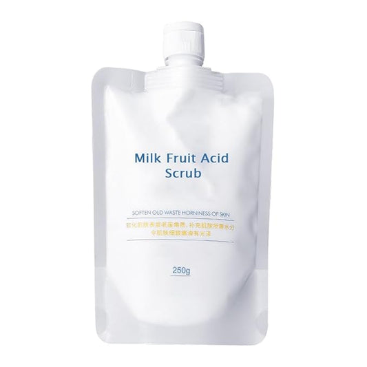 Body Scrub - Exfoliates & Deeply Nourishes for Smooth, Radiant Skin (Milk Fruit Acid)