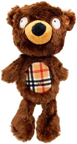 Huxley & Kent Slappies Plush Dog Toy, Beary Styles, Large