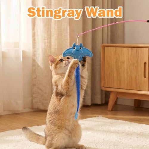 20 Pcs Cat Wrestling Glove Toy, Interactive Cat Toys for Indoor Cats