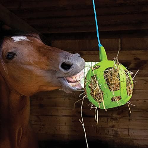 Horsemen's Pride Jolly Hay Ball Stall Toy for Horses, Green