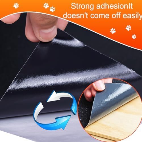 Dog Door Scratch Protector, Black, 10in*12.5ft