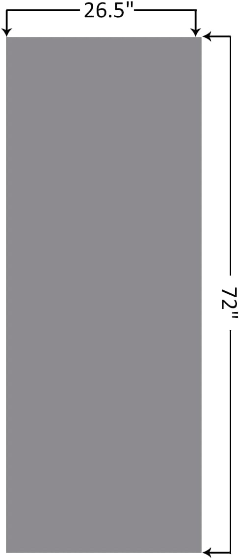 Eunzel 2 Pack Hot Yoga Towel Non Slip Yoga Mat Towel Non-Slip Sweat Absorbent Microfiber Towel for Hot Yoga, Pilates and Workout 72" x 26.5",Dark Grey