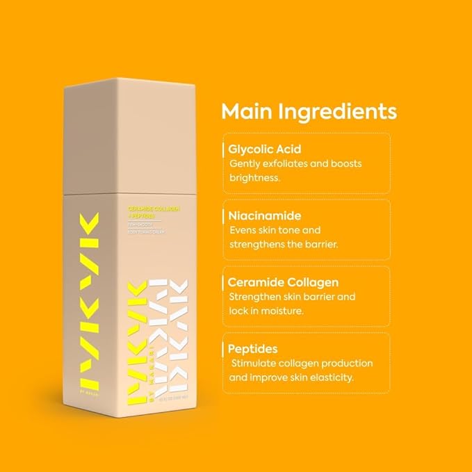 MAKARI IYKYK Ceramide Collagen + Peptides Body Toning Cream 2 Pack | Firming Body Lotion for Women | Supports Radiance & Supple-Looking Skin | Vegan | Fragrance-Free | Paraben & Sulfate-Free