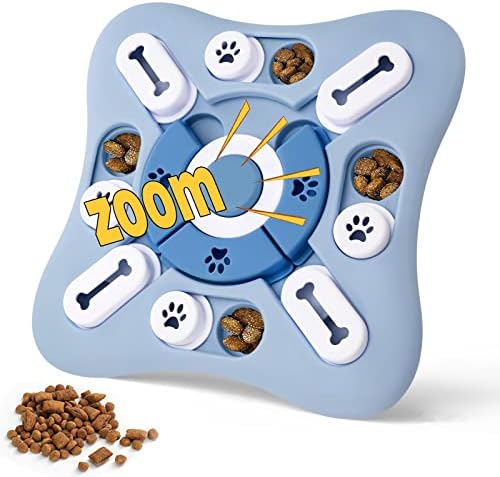 XIGOU Dog Puzzle Toys - Treat Dispensing Dog Enrichment Toys for IQ Training & Brain Stimulation - Interactive Mentally Stimulating Toy - Gifts for Puppies, Cats, Dogs