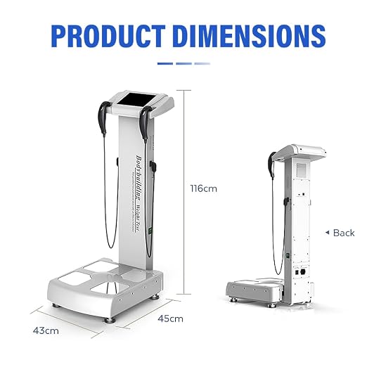 Body Fat Analyzer with Printer, Body Composition Analyzer, Body Fat Scale/Weight Scale for Accuracy 25 Key Metrics, Muscle Analysis, Body Scanner Analyzer Body Fat with BMI for Gym, Clinic, Home Use