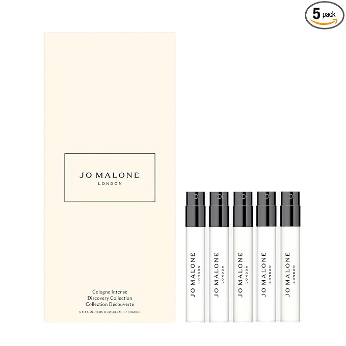 Jo Malone London Limited Edition Cologne Intense Discovery Collection - Tuberose Angelica, Velvet & Oud, Dark Amber & Ginger Lily, Oud & Bergamot and Cypress & Grapevine - 5 x 1.5 mL / 0.50 fl oz