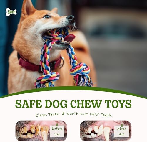 Dog Rope Toy for Large Dogs Heavy Duty Dog Chew Toys for Aggressive Chewers