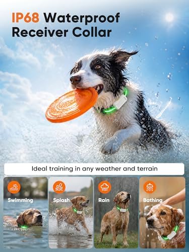 Dog Training Collar with 3300FT Remote, IP68 Waterproof, 3 Modes