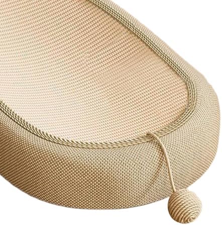 Cat Scratcher Lounge with Interactive Toy Ball Training Kitten Scratcher Board Pad Sofa Furniture Protection for Pet Gift, Large