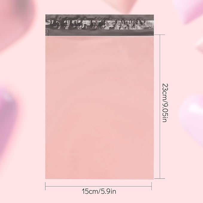 Sanitary Napkin Disposal Bags - Block Odors, Great Adhesion, Perfect Size - Feminine Hygiene Disposal Bags for Tampons and Pads 100Pcs (Pink)