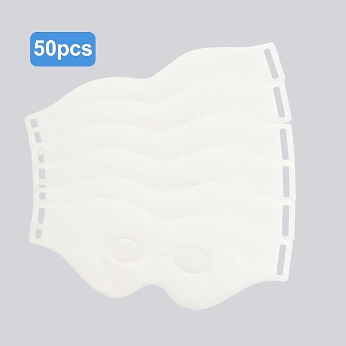 Disposable Non-Woven Eye Mask Sleeves, 50 Pcs – Soft Breathable Fabric Covers for Reusable Cooling Eye Mask,Designed for SportEmblema Hot Cold Therapy Masks