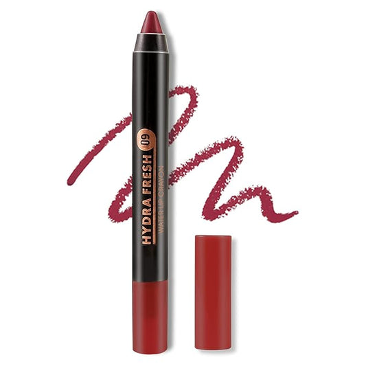 Boobeen Velvety Creamy Matte Lip Liner - Full Coverage High Pigment Waterproof Long Lasting Lipstick for Women, Matte Lip Color with Smooth (#09)