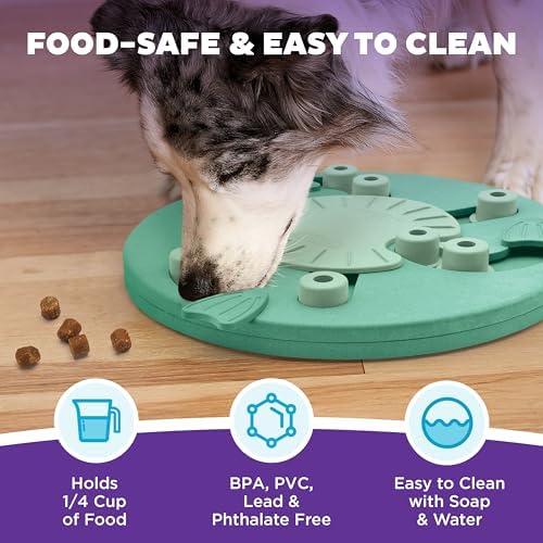 Outward Hound Nina Ottosson Dog Worker Dog Toy Treat Puzzle, 14" | Level 3 Advanced, 18 Hidden Treat Compartments, Kibble or Treats, Easy Clean, No BPA, Interactive Enrichment, Dogs & Puppies