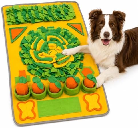 Snuffle Mat for Dogs, Slow Feeder Dog Puzzle Toy, Pet Enrichment Mat