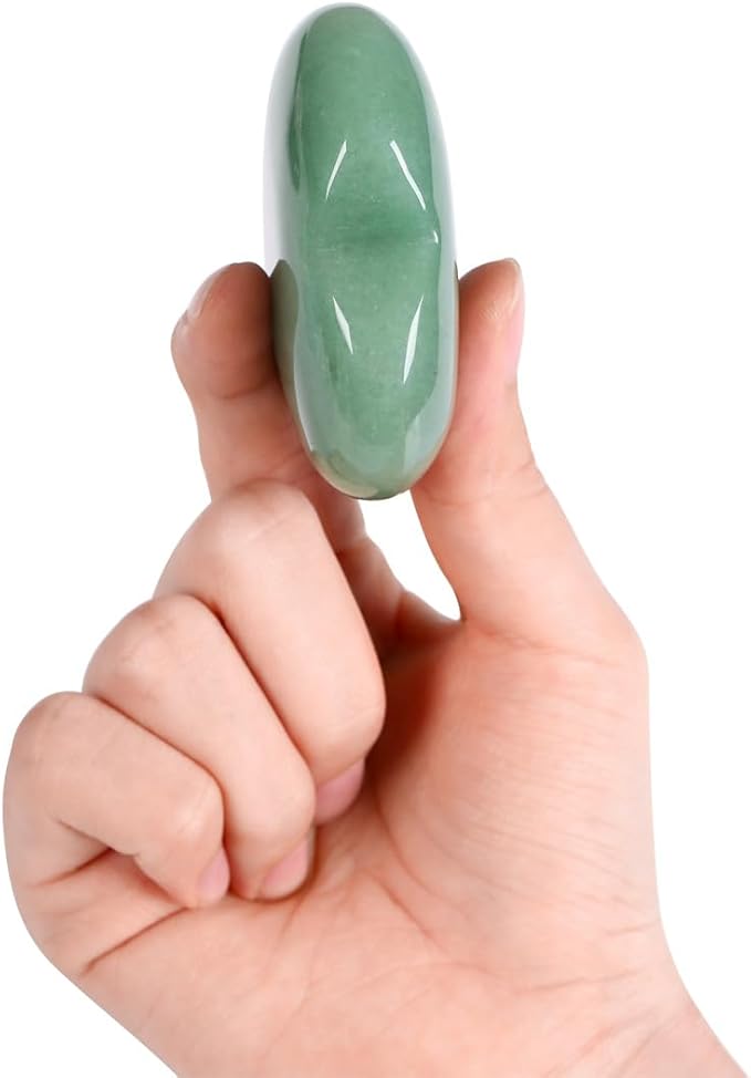 MAIBAOTA 60 mm Green Aventurine Crystal Large Heart Love Stone Healing Crystals Heart Stone for Women Natural Reiki Gemstone Polished Heart Shaped Rocks Meditation