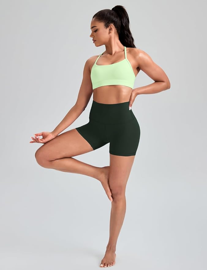 HeyNuts to Freest Womens Y Back Sports Bra, Spaghetti Strap Racerback Low Impact Workout Yoga Tops Padded A-C Cups *Updated