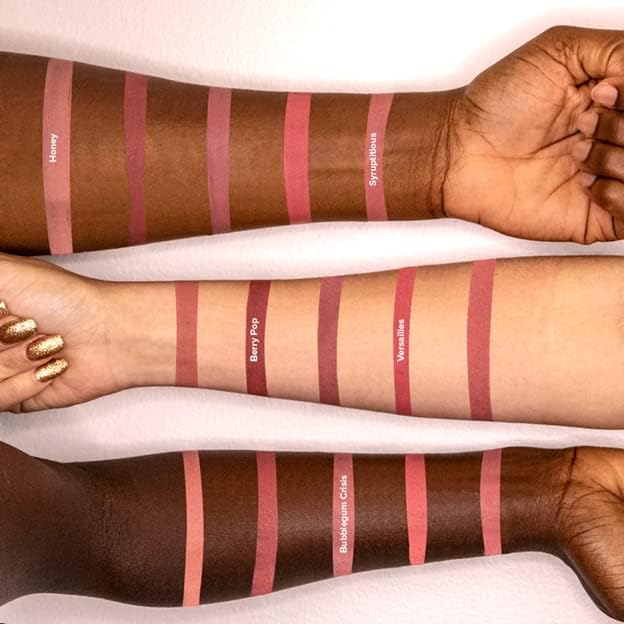 Beauty Bakerie Lip Whip Liquid Lipstick for Women, Waterproof Lip Gloss, Tint, Stain Long Lasting Hydrating Moisturizer, Matte or Metallic, 3.5mL, Bubblegum Crisis