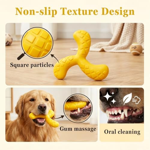 Dart-Shape Dog Chew Toy, Interactive Bite-Resistant Pet Toy