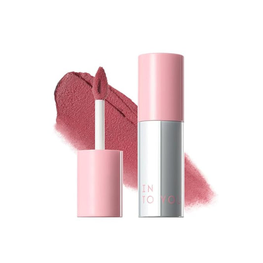 INTO YOU Airy Moisture Lipstick for Women, Long Lasting Matte Finish Lip Mud, High Pigment Color Lip Makeup, Hydrating Lightweight Mousse Texture for Women, C102 Frosted Plum