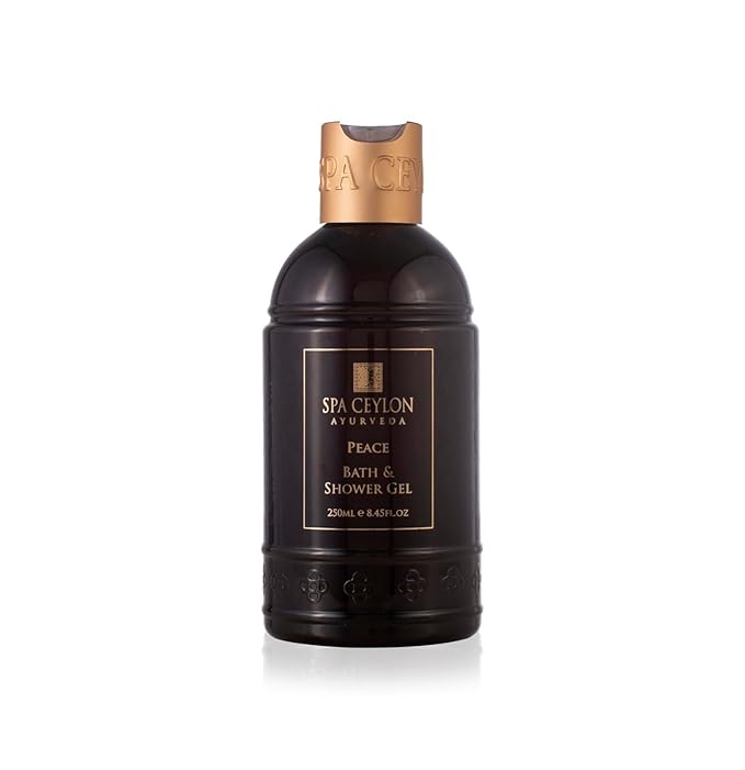 SPA CEYLON Peace Bath and Shower Gel | Lemongrass and Lavender Infused Herbal Body Wash | Hydrating with Aloe Vera, Vegetarian & Cruelty-Free | Promotes Harmony