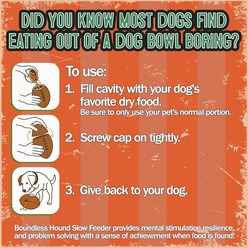 Food Puzzle Feeder for Large or Medium Dogs, 5C