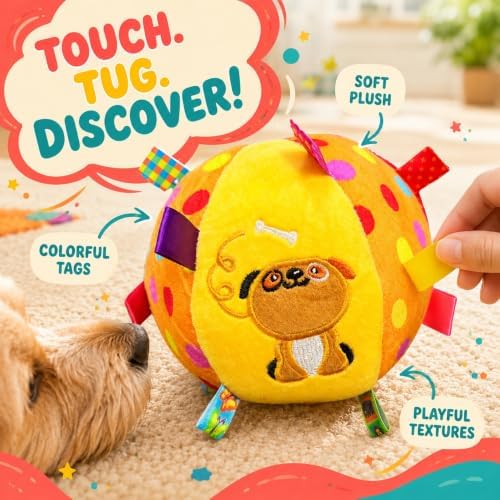 Squeaky Play Balls for Dogs,Squeaky Ball Interactive Toy，A+A+A