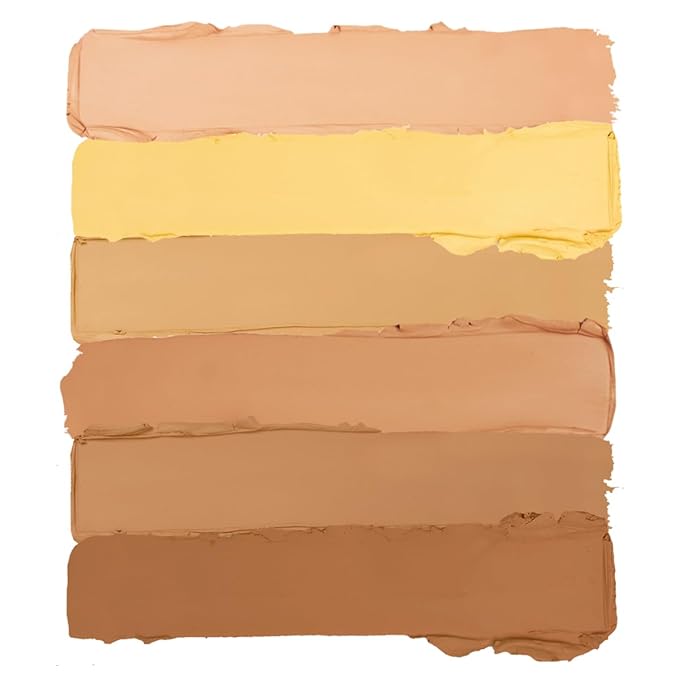 KimChi Chic Undercover Hoe Corrector Palette - Full Coverage Concealer, Creamy, Long Wearing, Hides Dark Circles & Blemishes Cruelty Free, Medium 0.25 oz