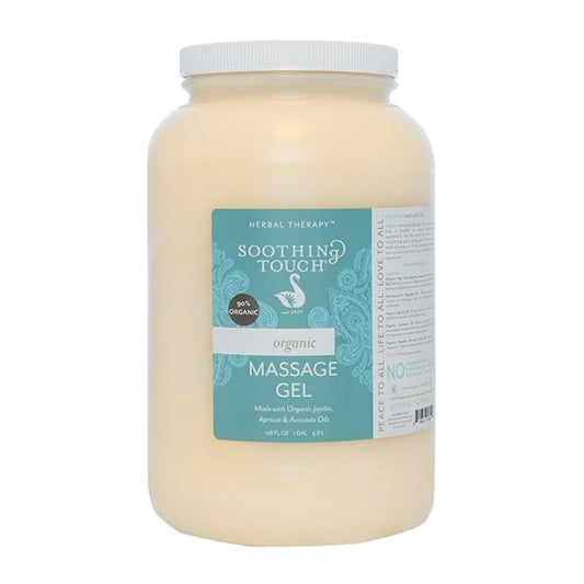 Soothing Touch Organic Massage Gel, Unscented, 128 Ounce