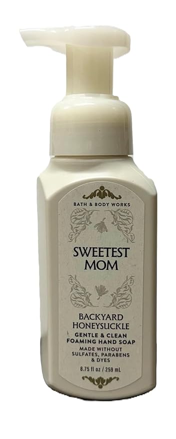Bath & Body Works Spring Scents Gentle & Clean Foaming Hand Soap - 8.75 fl oz (Backyard Honeysuckle)