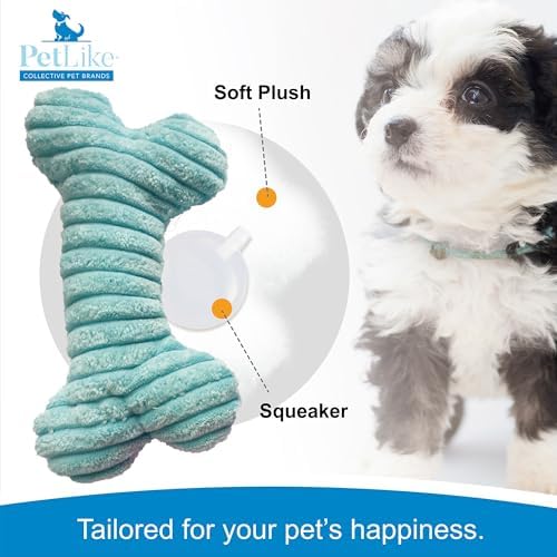 PetLike 8PCS Puppy Teething Toys Set - Interactive Dog Chew Toys with Ball & Cotton Ropes Safe & Durable Teething for Small Puppies(Blue)