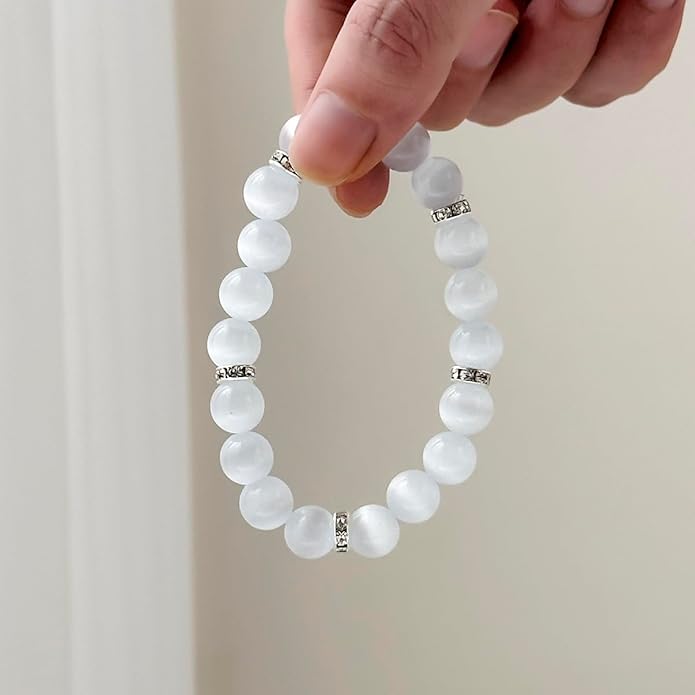 Healing Bracelet For Women Anxiety Crystal Bracelet Chakra Beaded Bracelets Rose Quartz Crystals And Healing Stones Yoga Bead Bracelet Calming Stretch Bracelet Stress Relief Gifts For Women