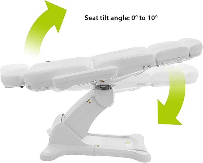 SKINACT Malibu Electric Medical Spa Treatment Table (White)