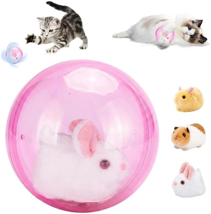 Interactive Cat Toys for Indoor, Animal Automatic Rolling Cat Ball