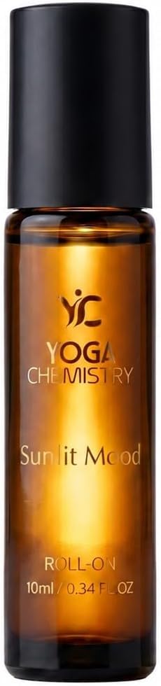 Sunlit Mood Essential Oil Roll On | Joy & Warmth Mood Ritual | Pre-Diluted Aromatherapy Pulse Point Roll On | 100% Pure Essential Oils | Citrus Floral Blend | 10 ml / 0.34 fl oz