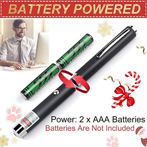 MEUSNO Cat Laser Pointer Toy, 3 Pack Cat Laser Pointer for Cats Dogs Pet Toy Lazer, Blue Green Red Laser Pointer Cat Toys for Pet Indoor Chase Cat Toy Lazer Pointer