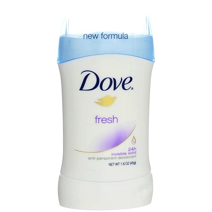 Dove Anti-Perspirant Deodorant Invisible Solid Fresh 1.60 oz (Pack of 3)