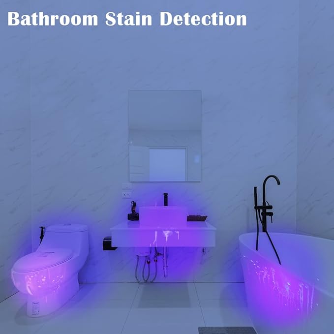 Black Light UV Light, 21 LED 395nm UV Flashlight, Powerful Mini Blacklight Flashlight, Small Portable Black Light Flashlight for Pet Urine Detection, Scorpion, Resin Curing, Bed Bug, Nails