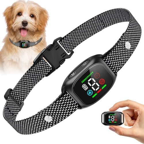 Smart Bark Collar for Small Dogs 5-18lbs - Rechargeable Dog Bark Collar with Sound & Vibration Modes, Long Battery Life,IP67 Waterproof e-Collar for Humane Training (2 pcs)