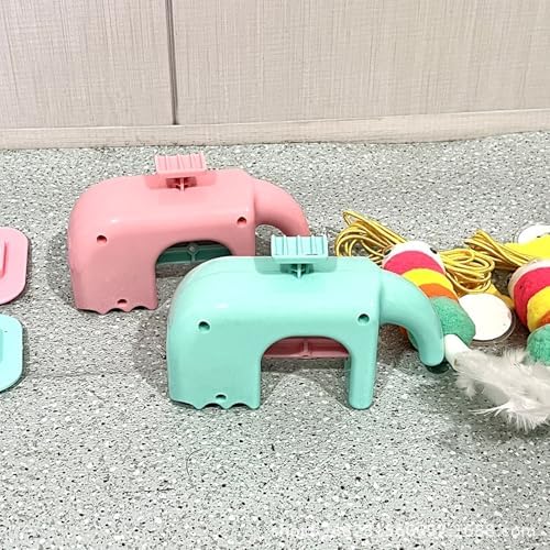 Smart Interactive Teaser Auto Retractable Hanging Door Mounted Entertainment for Active Felines Fitness Hanging Door Puss Teaser