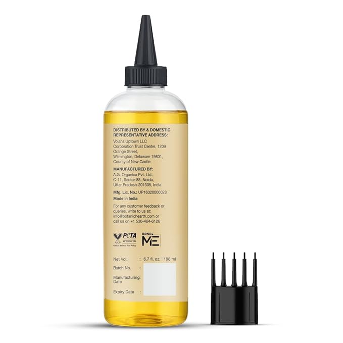 Botanic Hearth Hair Oil for Hair Growth & Hair Treatment Oils | Strengthening Dry, Frizzy, Damaged Hair & Scalp Treatment | Castor Hair Oil – 6.7 Fl Oz