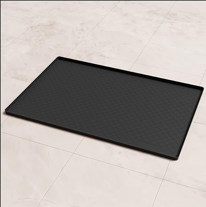 Litter Box Splash Guard, Litter Box Pee Shields for Dogs, Easy to Clean Indoor Dog Fence with Puppy Pee Pad Holder Tray Fits