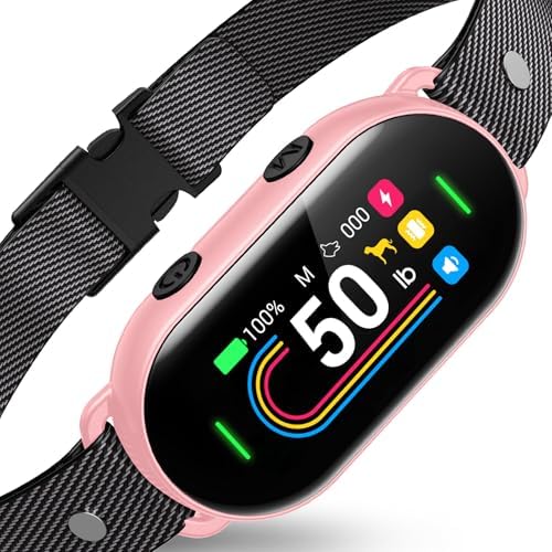generic Dog Bark Collar for Small Medium Large Dogs Automatic(Pink)