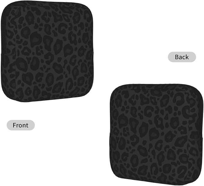 Black Leopard Cheetah Print Animal Skin Print Period Bag For Women,Portable Sanitary Napkin Period Pad Pouch For Purse, Small Make Up Bags