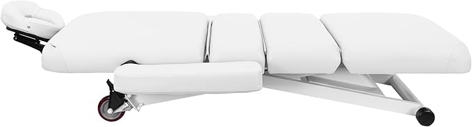 SKINACT Cleo Electric Spa Treatment Table, Facial Massage Bed ADA Compliant (White)