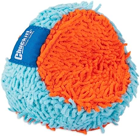 Chuckit! Indoor Fetch Tumbler Toy for Dogs, Orange and Blue, 4.5 inches (Pack of 12)