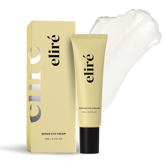 Eliré Repair Eye Cream - Restores and Strengthens Delicate Under-Eye Skin - With Ceramides and Caffeine - Reduces Fine Lines, Wrinkles and Puffiness - Fast-Absorbing - Dermatologist-Tested - 15ml