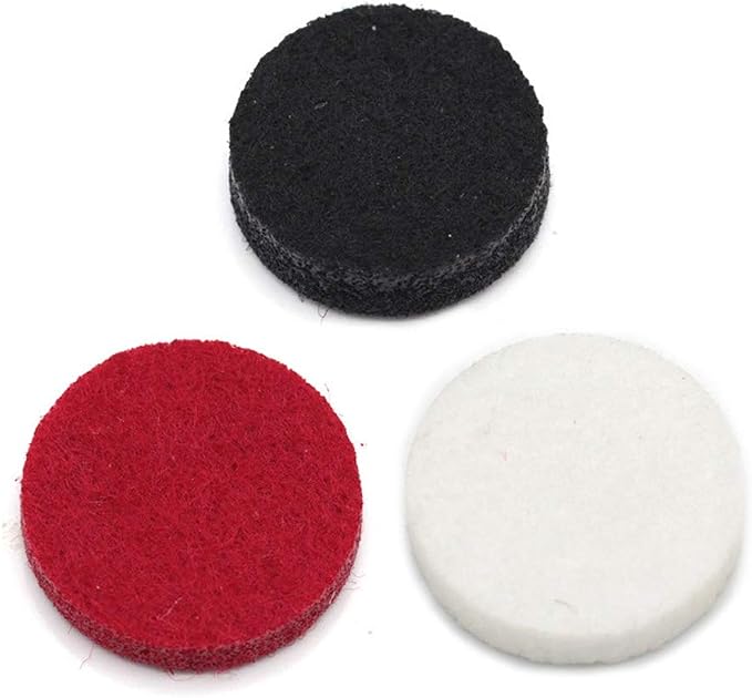 200 Pieces Car Diffuser Aromatherapy Diffuser Necklace Replacement Pads Replacement Felt Pads Essential Oil Diffuser Locket Necklace Refill Pads 17.5mm Diameter Multi-Color