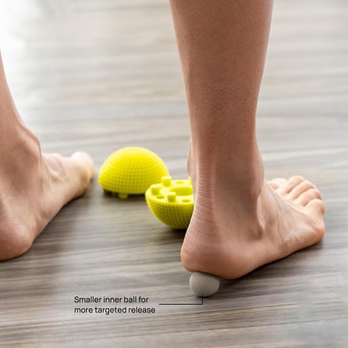NABOSO Neuro Ball, Foot Myofascial Release Tool, Textured Massage Ball for Feet, Self Massage, Mobility and Recovery